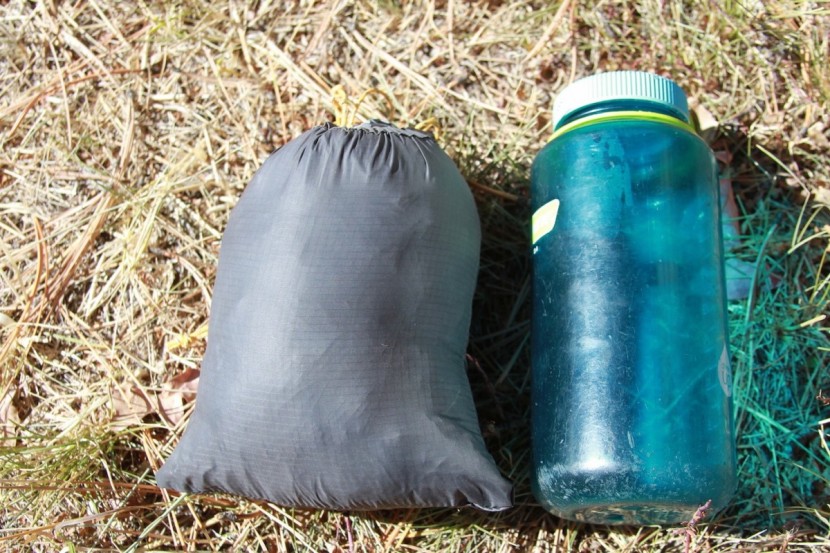 ultimate direction fk tarp - a look at relative size. as you can see it&#039;ll fit nicely into any...