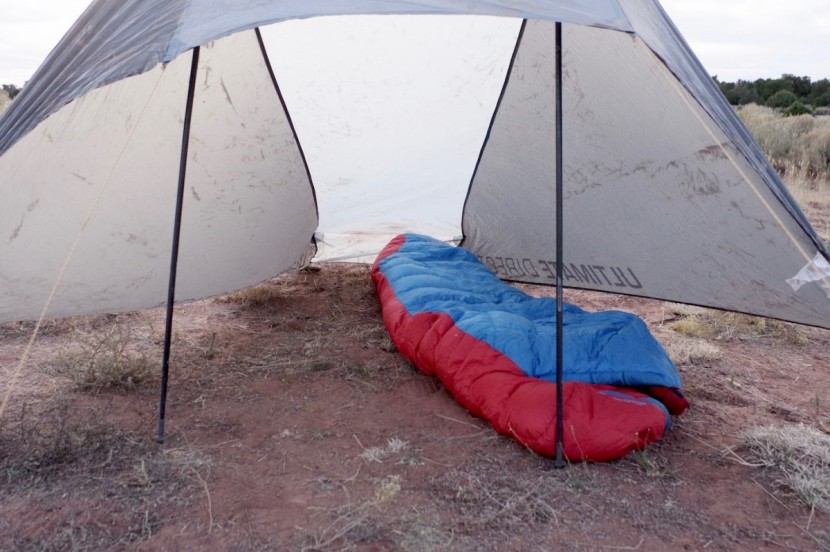 ultimate direction fk tarp - while we chose to simply sleep right on the dirt, waking up in the...