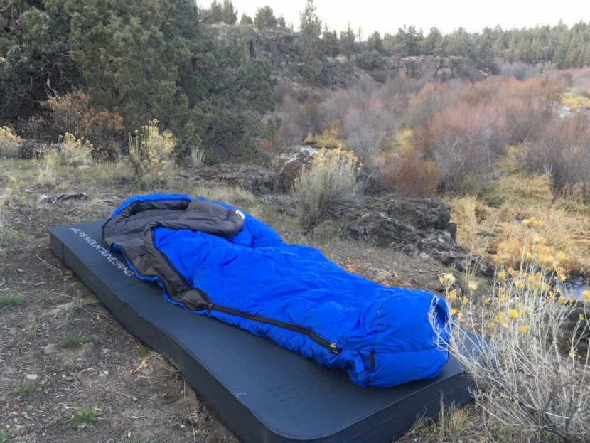 alps mountaineering outback - this mattress is plenty big, but all that foam takes time to...