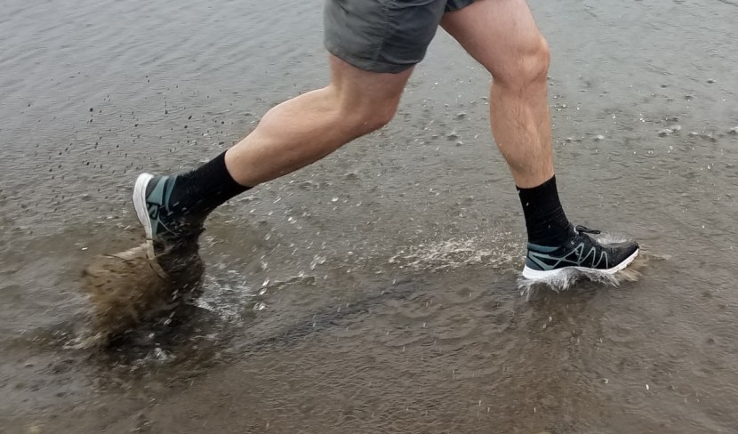 water shoes men - if you like to get wet when you run, hybrid running/water shoes...