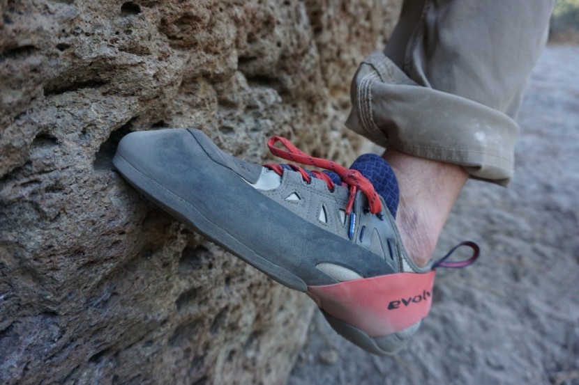 climbing shoes - the profile of a shoe can make all the difference between perfectly...
