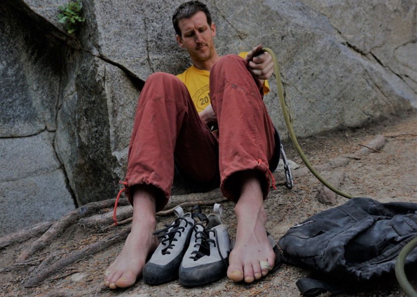 black diamond aspect - during a brief two-week break in period the seam between the tongue...