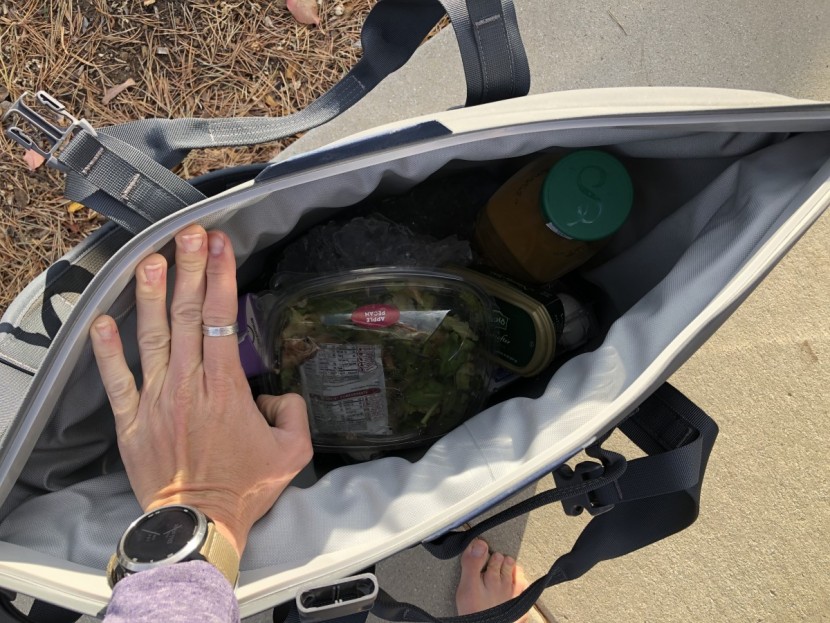 yeti hopper m30 - though you can fit a good amount of food in this cooler, it is...