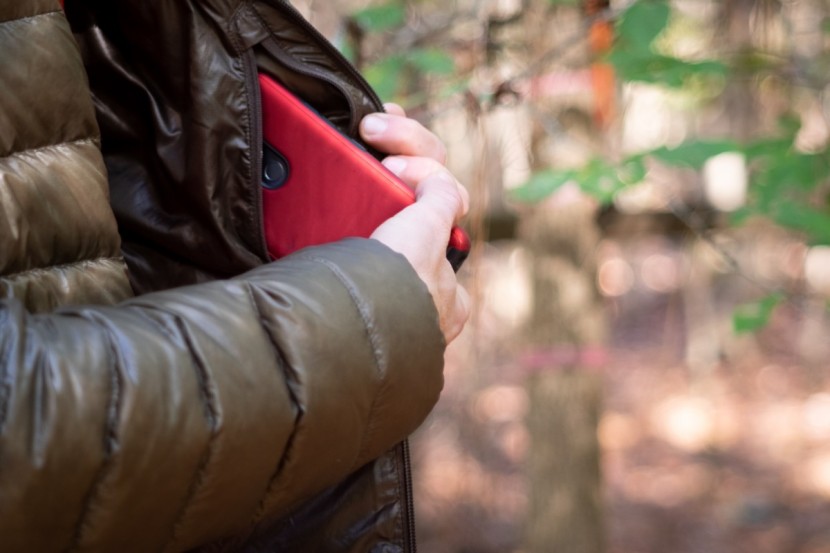 the north face sierra peak hoody - the internal chest pocket was a nice feature and gave us a place to...