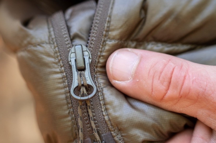 the north face sierra peak hoody - a normal reverse coil zipper will last longer than the ultra-light...