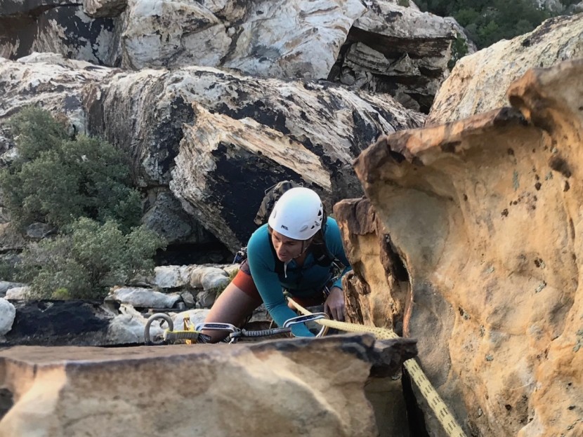platypus hoser - we took the hoser up on this 1000-ft rock climb in red rocks nevada...