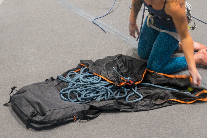 petzl kab - the kab is clearly what it intends to be -- a gym bag. and it plays...