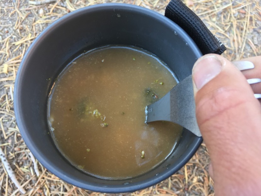 jetboil zip - one advantage of the zip's small pot is that you don't need an...