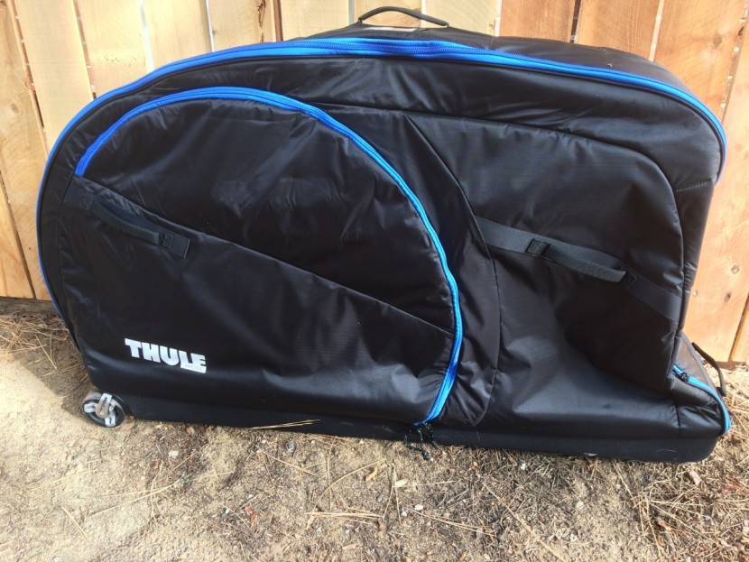 bike travel case - if you have a burly mountain bike, we caution you against the thule...