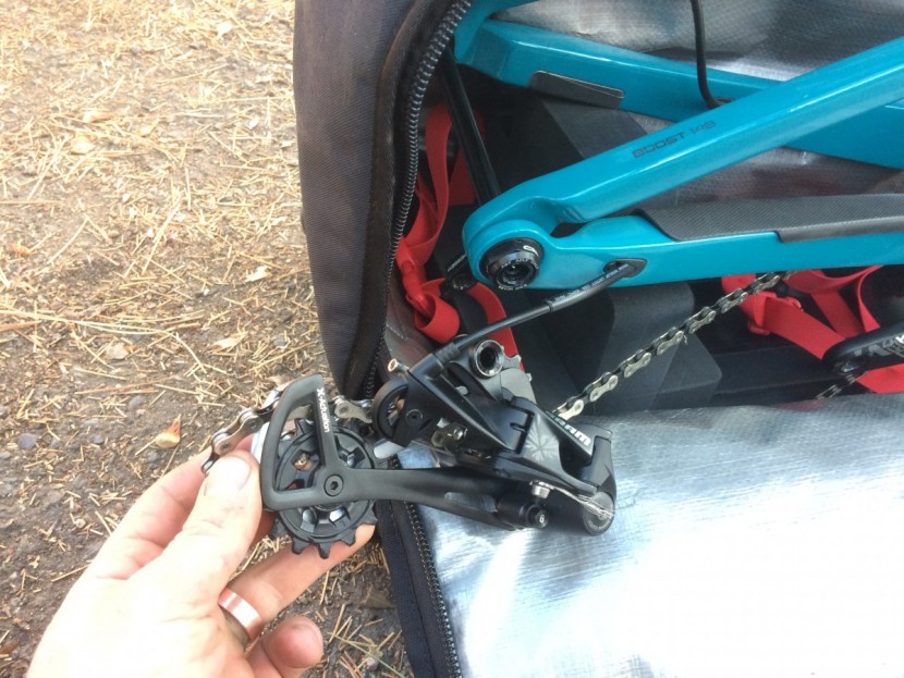 bike travel case - various bags require differing levels of disassembly.