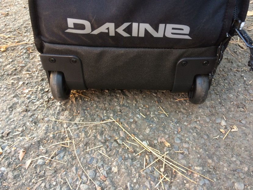 dakine bike roller - the dakine case rolls reasonably well and has mid-sized hard plastic...