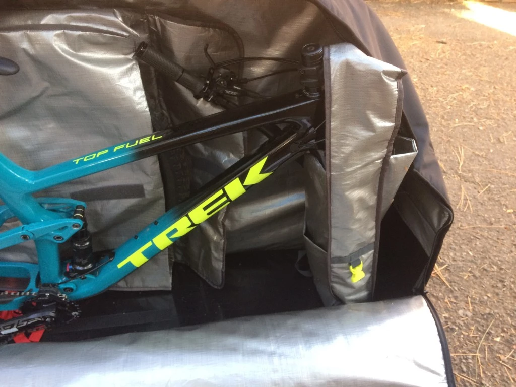 bike travel case - the dakine case protects your fork exceptionally well.