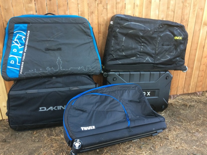 bike travel case - our gaggle of bike travel cases got put through the wringer.