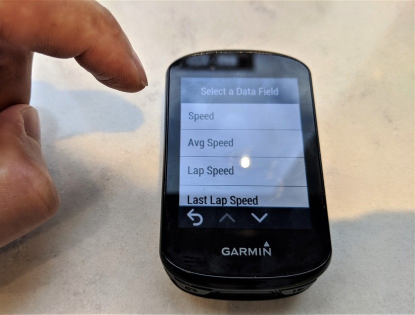 step 3 is the selection of the actual data field you'd like to see...