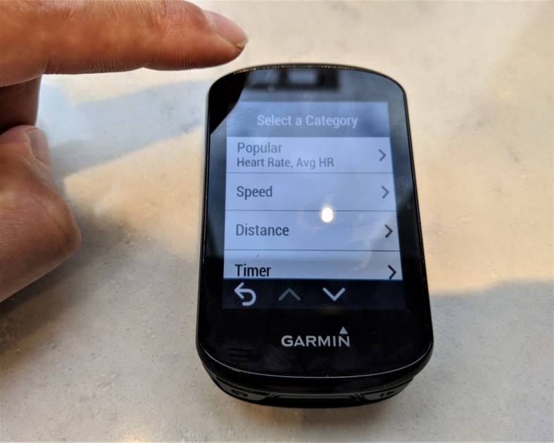 step 2 is to select the category from which you'd like new data...