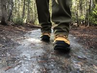 No boot does especially well gripping on ice, and neither does this...