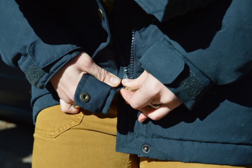 fjallraven singi down for women - the double-sided zipper was incredibly finicky. we had to make sure...