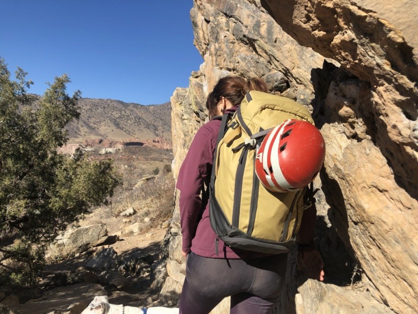 kuhl travrse pullover for women - hiking on a sunny yet chilly fall day is perfect territory for the...