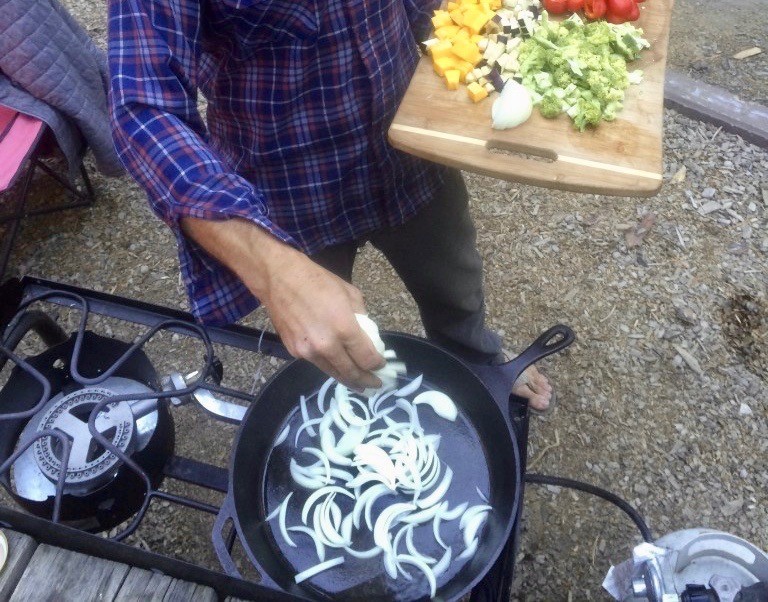 camping cookware - it&#039;s hard to beat cast iron...too bad it&#039;s heavy and bulky...
