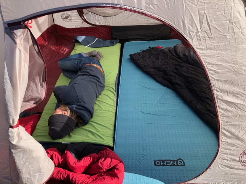 big agnes sleeping giant memory foam - the adaptable mattress is quite a bit smaller than the most deluxe...