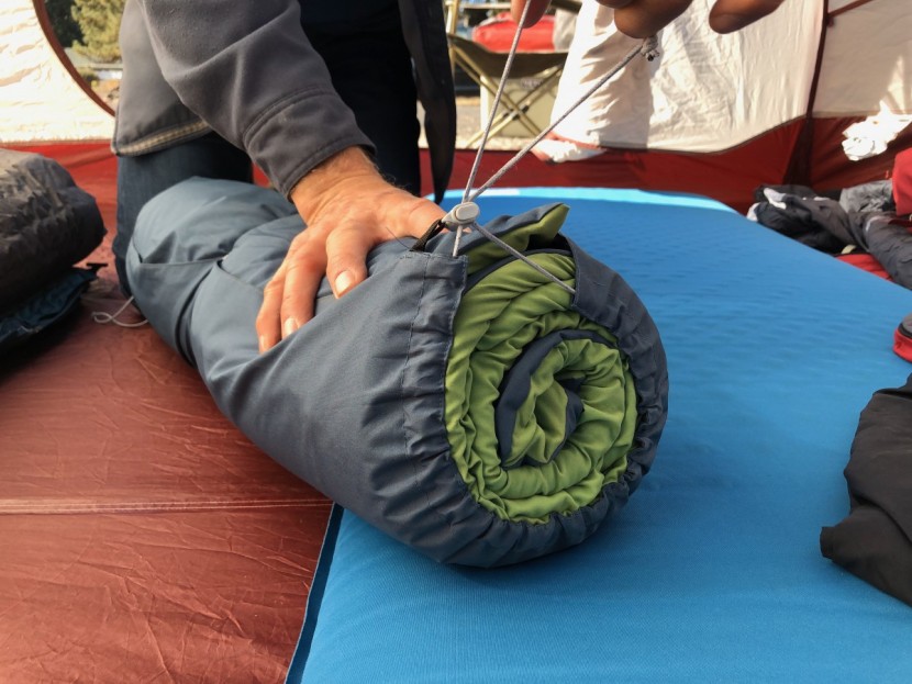 big agnes sleeping giant memory foam - though it is a two part system, storage is relatively easy.