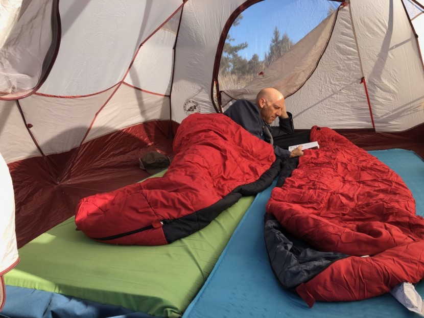 big agnes sleeping giant memory foam - the memory foam topper increases the insulation value of an existing...