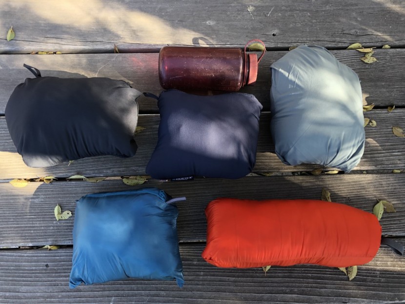 insulated jacket - five jackets that stuff into one of their own pockets for easier...