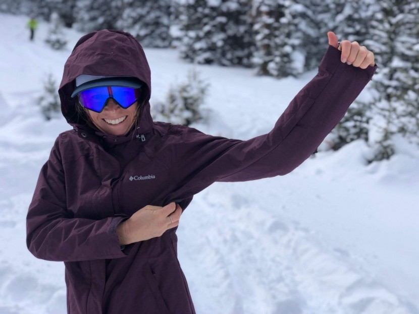 ski jacket womens - the whirlibird&#039;s pit zips helped more if we were only wearing the...