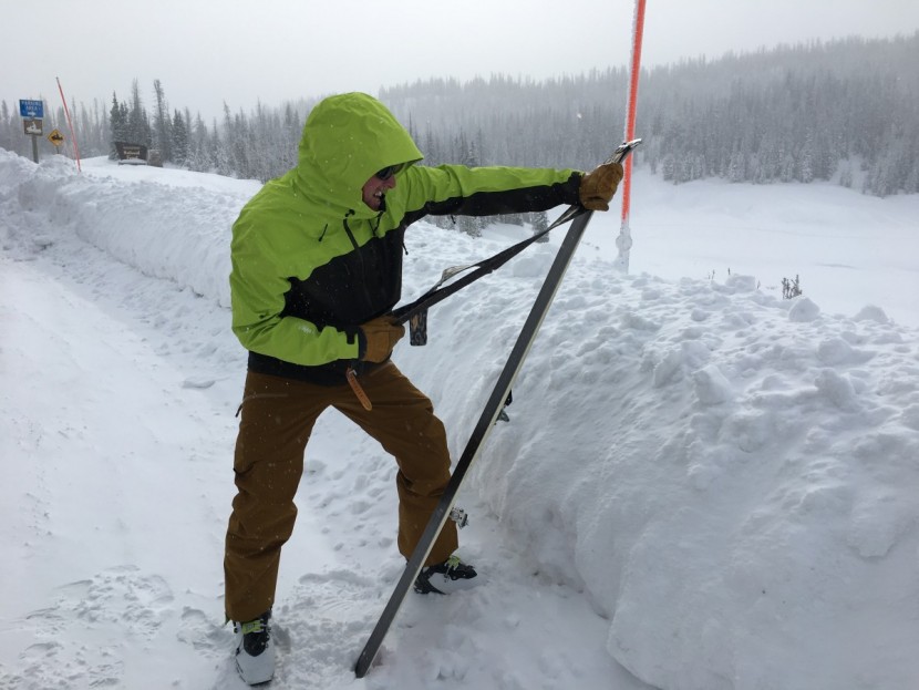 flylow lab coat - the lab coat provides adequate weather resistance for backcountry...