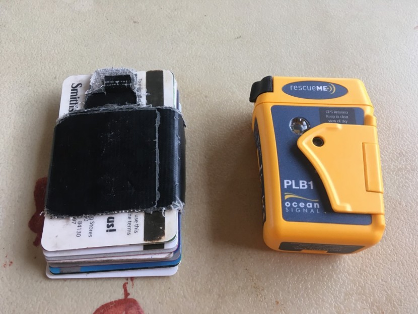 personal locator beacon - portability is largely a function of size and weight. this one is...