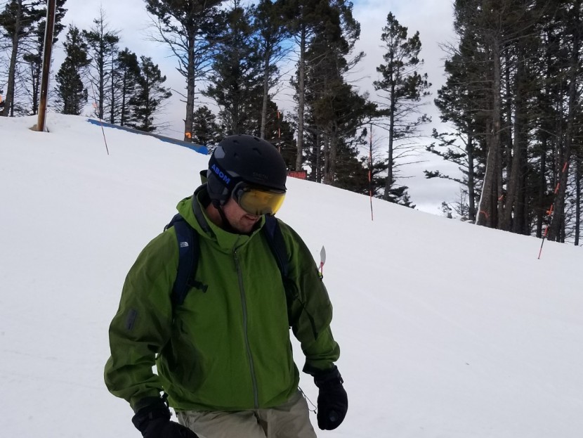 smith quantum mips - shawn enjoying the feel of the quantum.