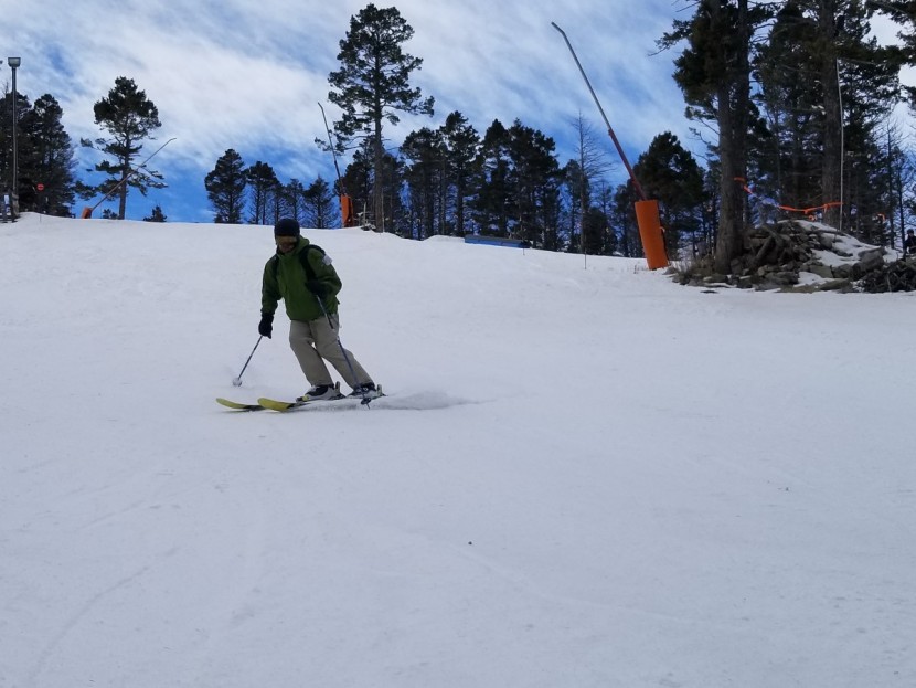 smith quantum mips - shawn tearing up the slopes with the comfy quantum mips.
