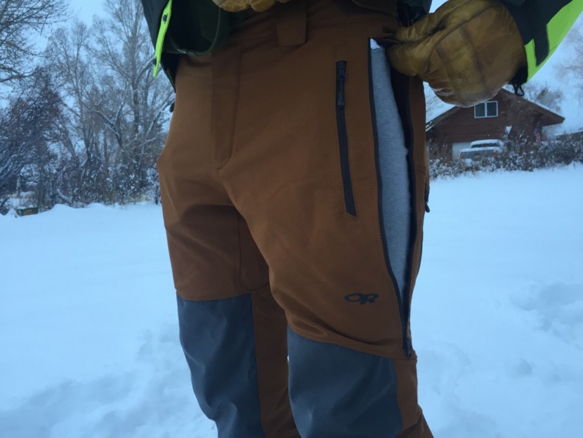 outdoor research trailbreaker ii - long side vents without mesh provide great ventilation.