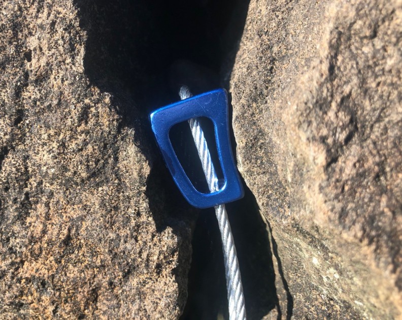 climbing nut - a photo showing a great example of how a curved nut accommodates...