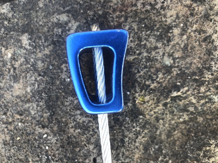 climbing nut - this photo shows the classic &quot;curved&quot; design, where one of the two...