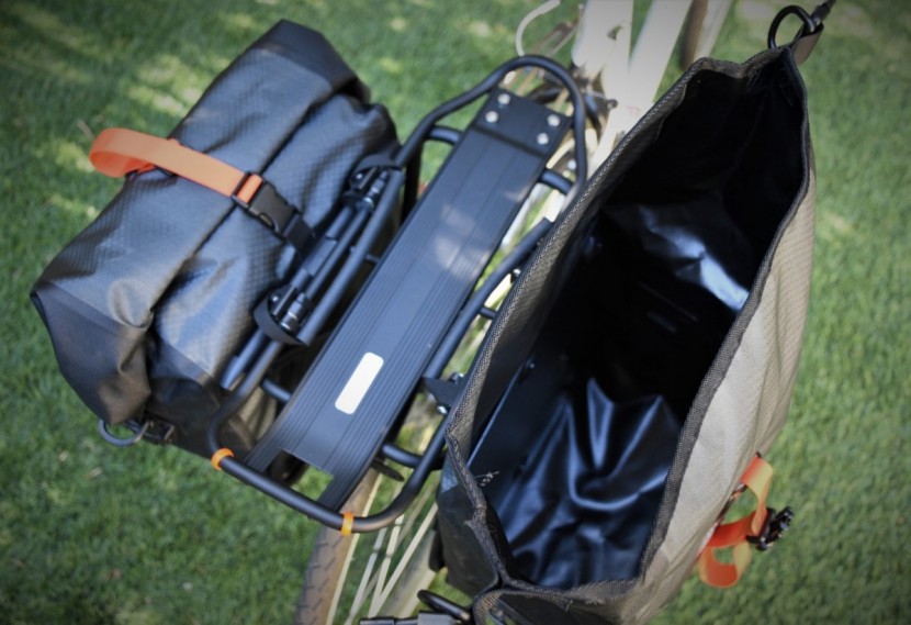ortlieb gravel pack - there is one main storage compartment with no other pockets or...