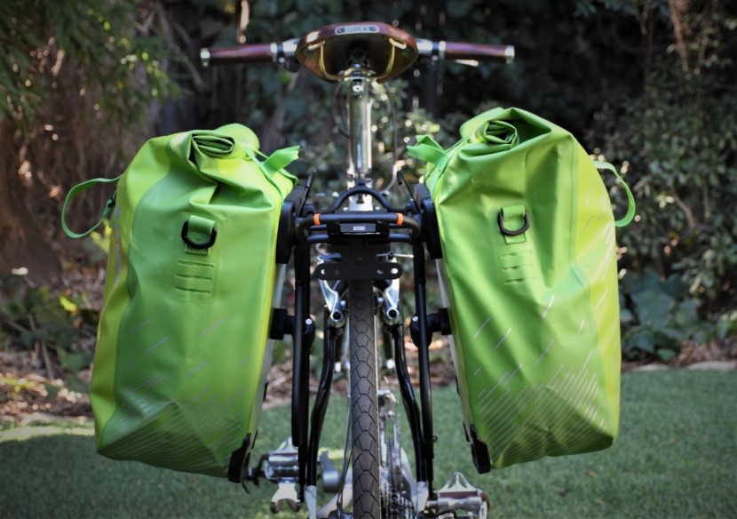 bike panniers - the thule shield&#039;s unique mounting systems with magnets attached to...
