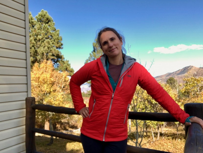 outdoor research refuge air hoody for women - it layers nicely with thinner pieces, but thicker layers have a...