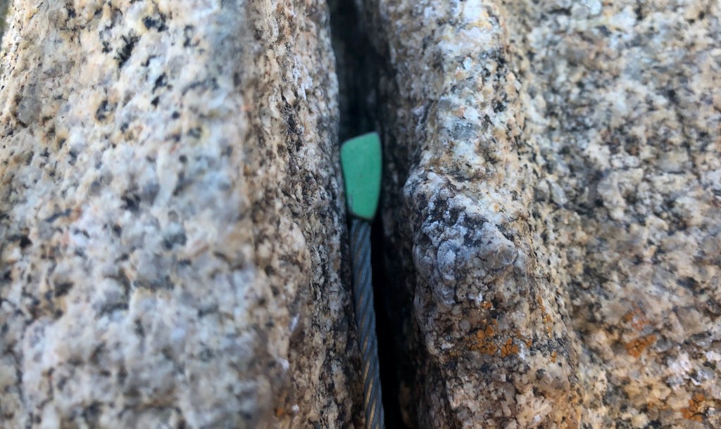 climbing nut - all nuts need some sort of constriction in order to work. we just...