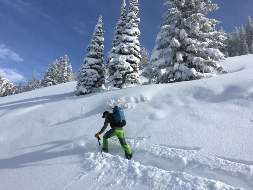 norrona lyngen windstopper hybrid - the norrona pants were great on the skin track because their fabric...