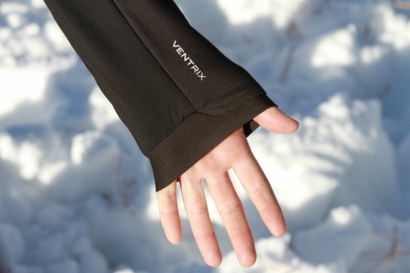 the north face summit l3 ventrix 2.0 hoodie for women - the cuffs are elastic and offer a tapered fit that fits well...