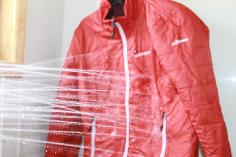 ortovox swisswool piz bial for women - the fabric completely saturates on this jacket (like most) but stays...