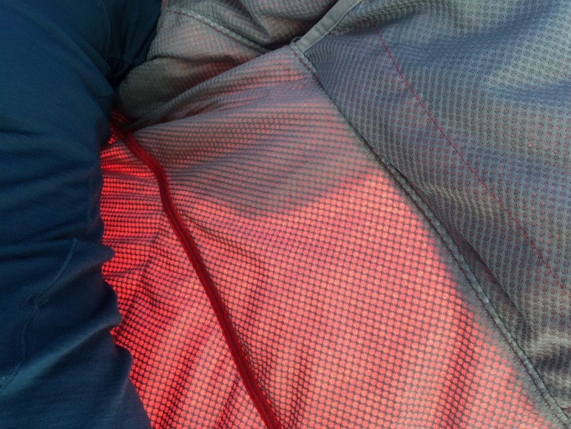 outdoor research refuge air hoody for women - the super breathable liner that wicks away sweat easily.