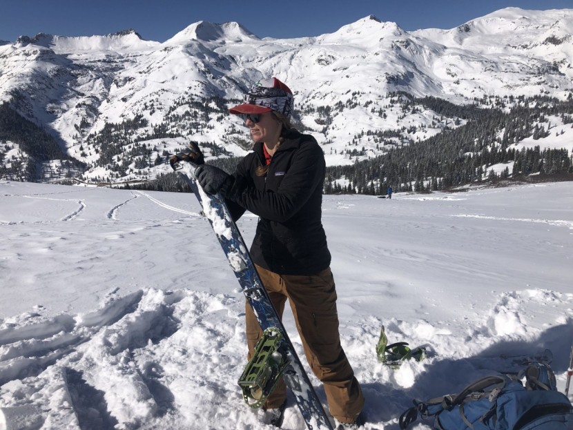 the thinner construction allows us to remove our skins and...