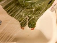 The OutdoorGearLab shower test in full effect.