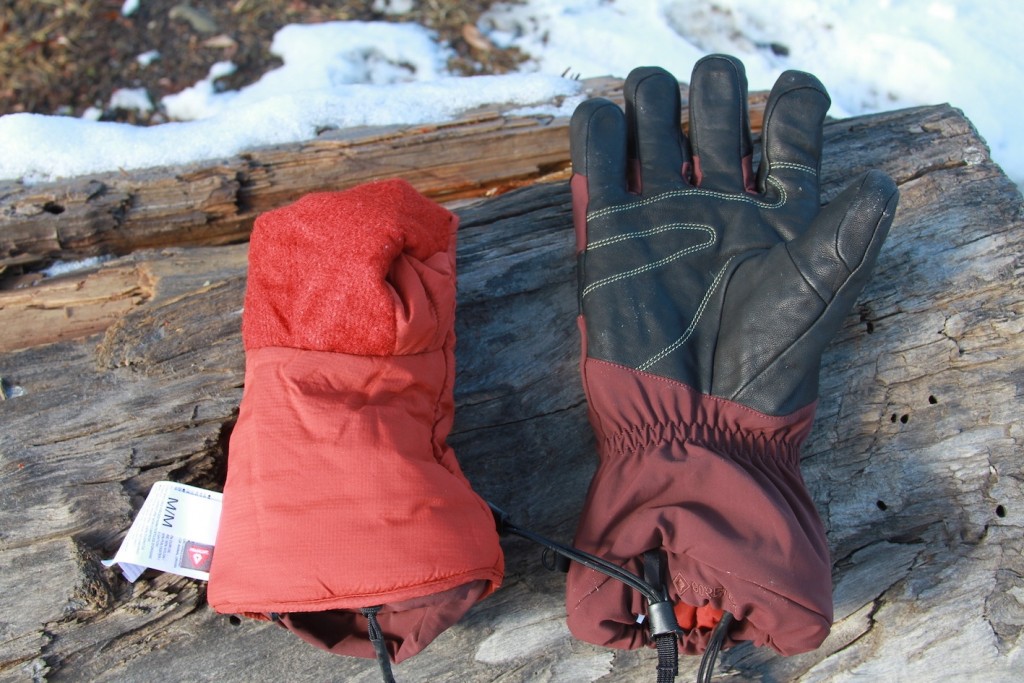 Crab Grab Snuggler Women Mitt Cream and Tan Women's ski gloves : Snowleader
