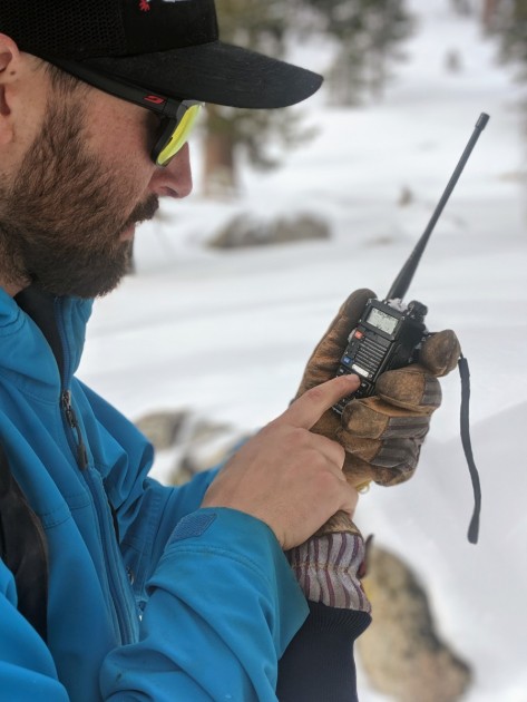 baofeng bf-f8hp - the small buttons on the baofeng can mean cold fingers for anything...