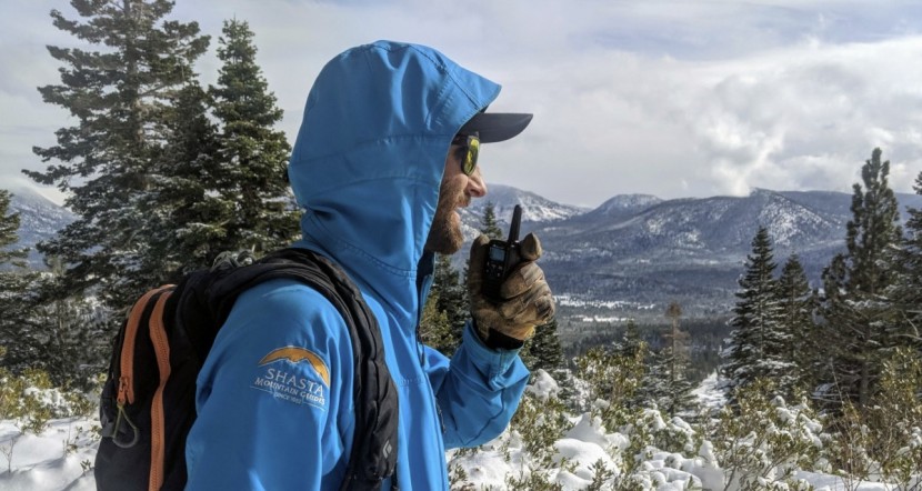 walkie talkies - the midland x talker&#039;s size and range are better suited for rock...