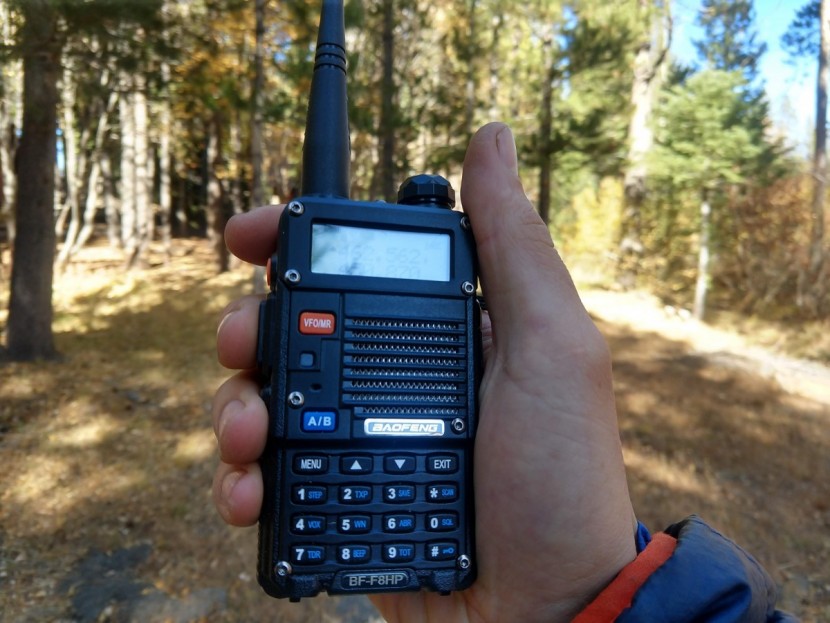 walkie talkies - the bf-f8hp had a nice solid casing and a good display that lights...