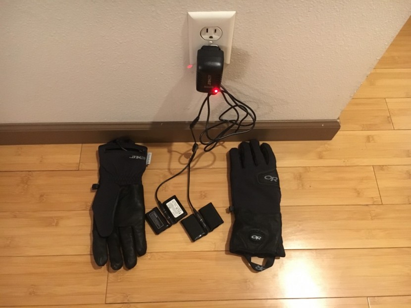 outdoor research stormtracker heated - it&#039;s easy to charge the battery components of these gloves, but be...